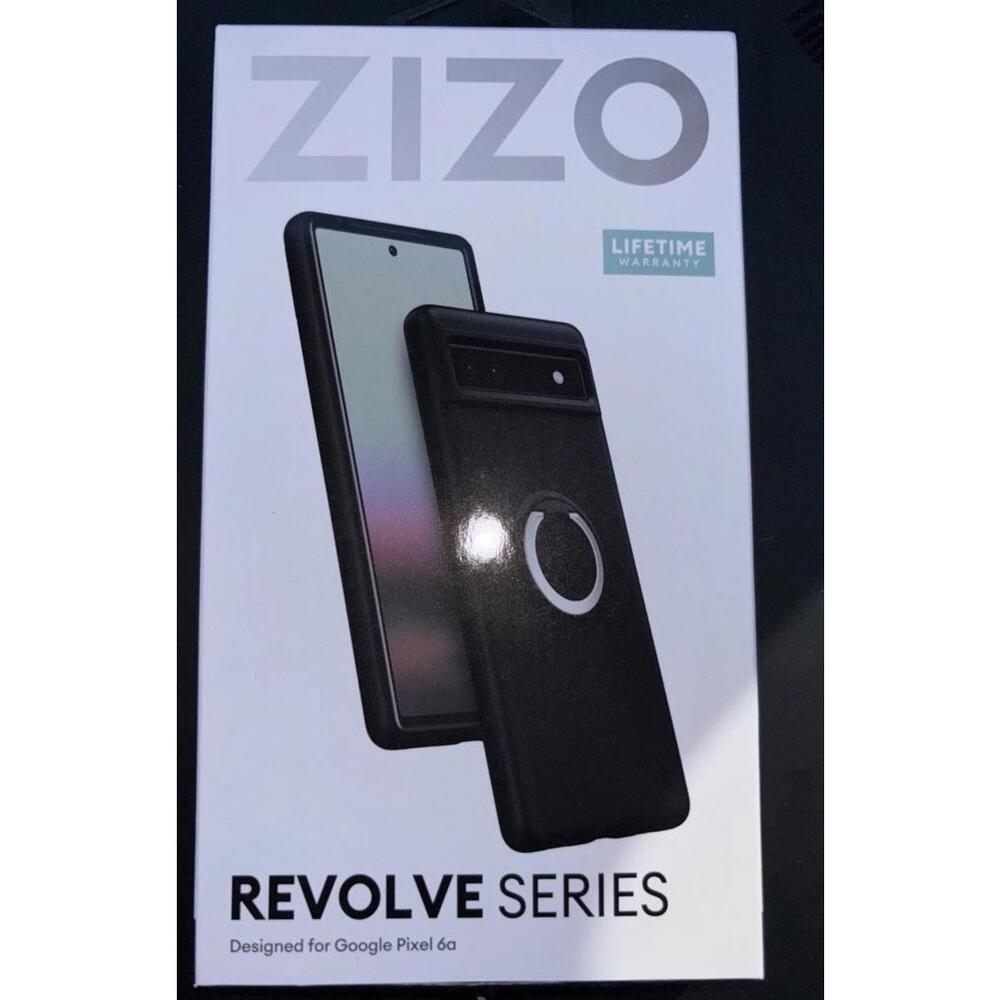 ZIZO Revolve Ring Case Google Pixel 6a Kickstand Magnetic‎ Black NEW